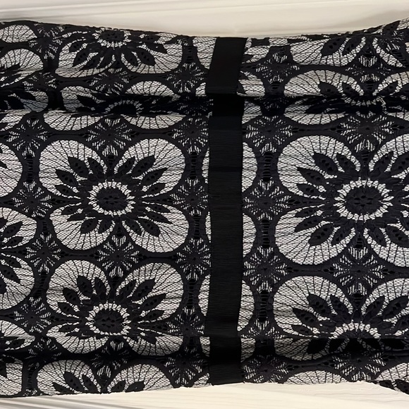 Banana republic black and white/gray long dress - Picture 4 of 7